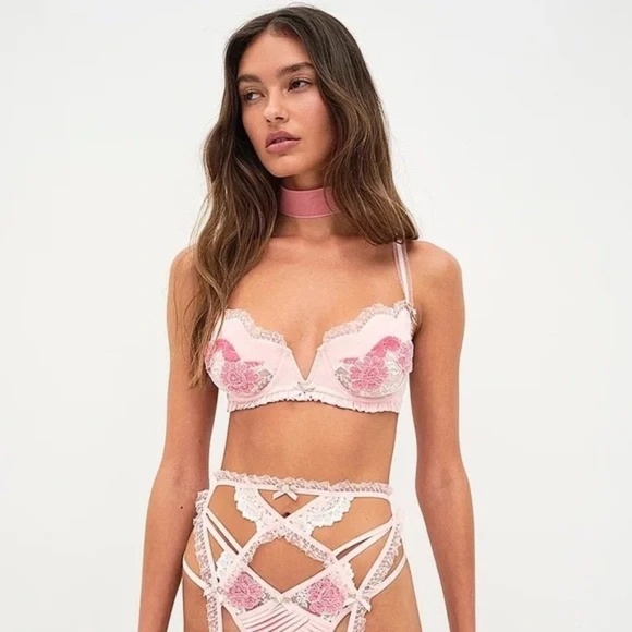 New! For Love And Lemons Sylvie Underwire Bra 31663 - Picture 2 of 12